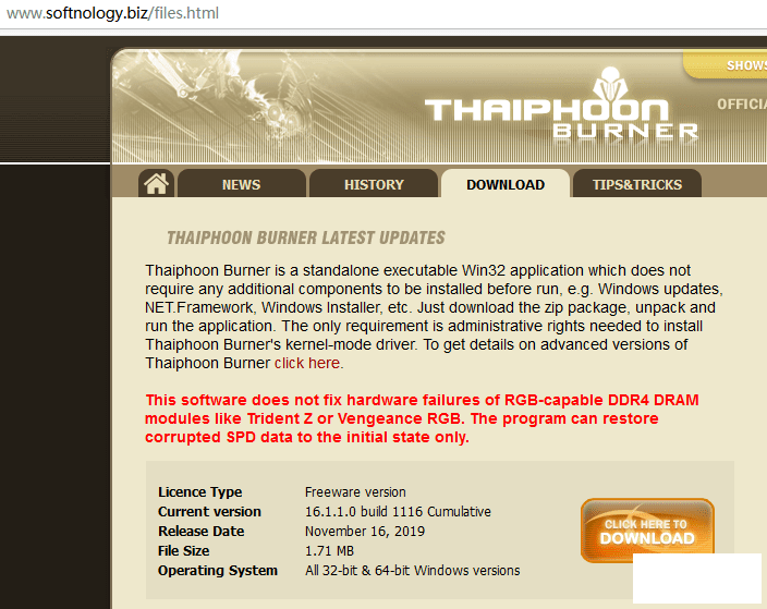 ̨ Thaiphoon Burner ڴ16.1.1.0 build 1116 Cumulative-1.png