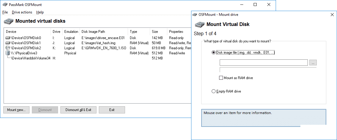 OSFMount ļȡRAM disk-1.png