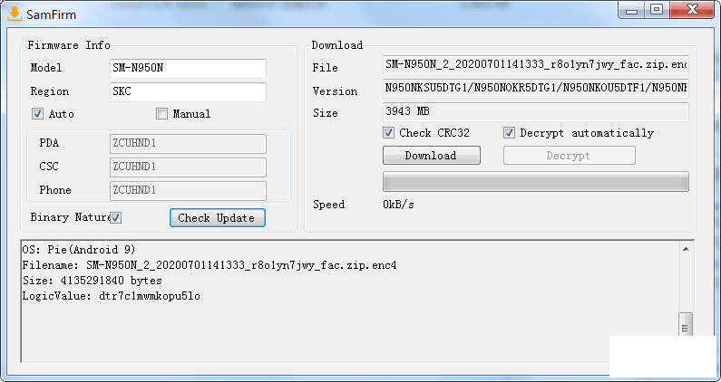 SamFirm v0.3.6.1 ǹ̼ ޸̼-1.png